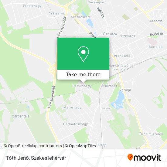 Tóth Jenő map