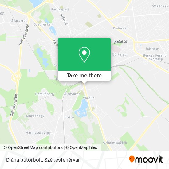 Diána bútorbolt map