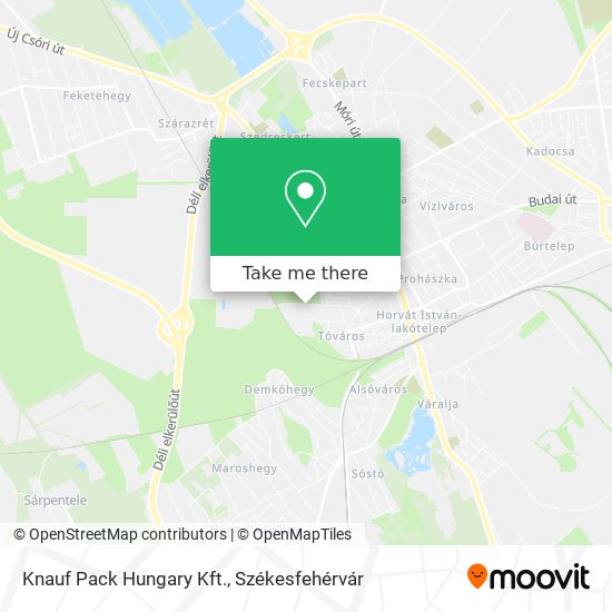 Knauf Pack Hungary Kft. map