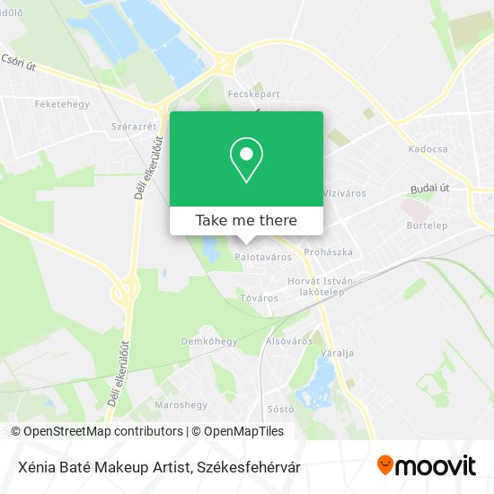 Xénia Baté Makeup Artist map