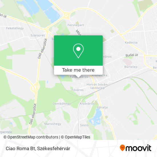 Ciao Roma Bt map