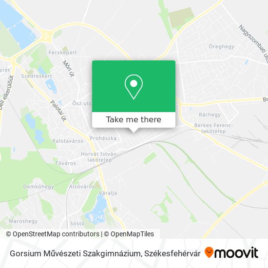 Gorsium Művészeti Szakgimnázium map