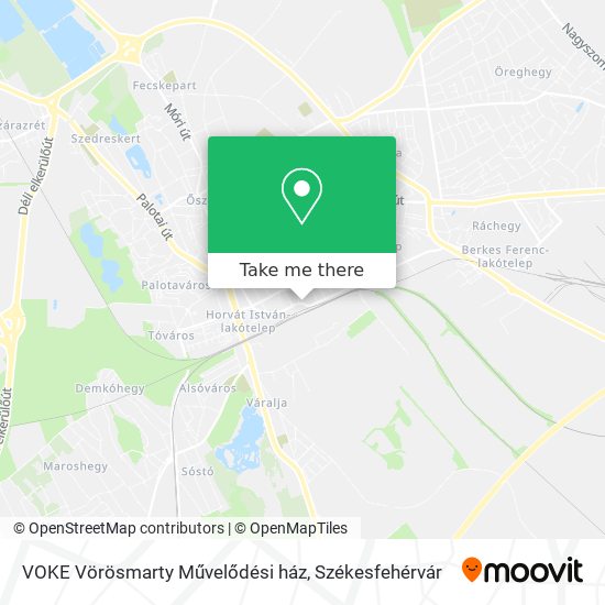 VOKE Vörösmarty Művelődési ház map