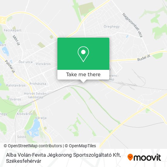 Alba Volán-Fevita Jégkorong Sportszolgáltató Kft map