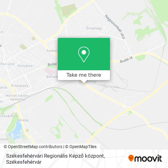 Székesfehérvári Regionális Képző központ map