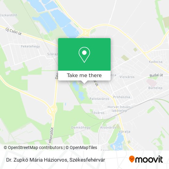 Dr. Zupkó Mária Háziorvos map