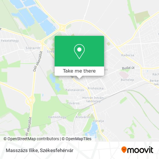 Masszázs Ilike map