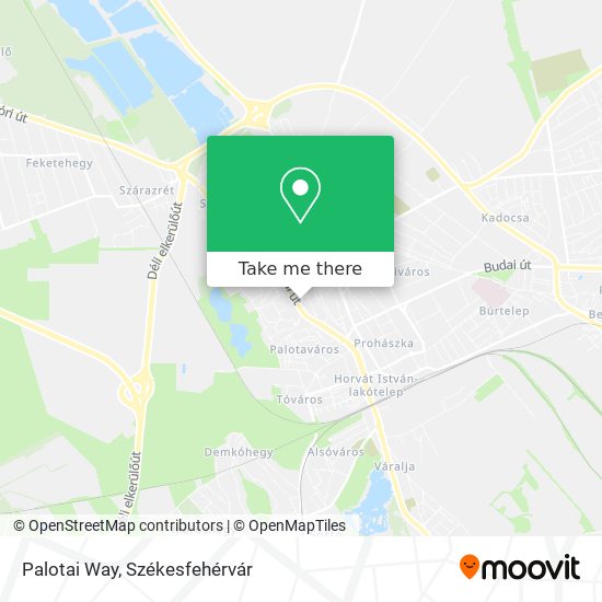 Palotai Way map