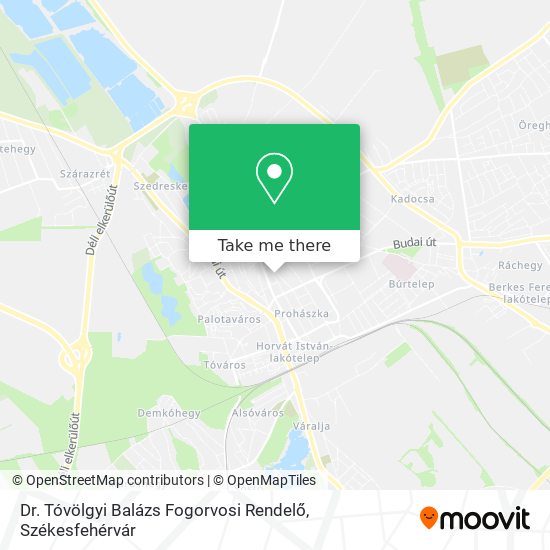 Dr. Tóvölgyi Balázs Fogorvosi Rendelő map