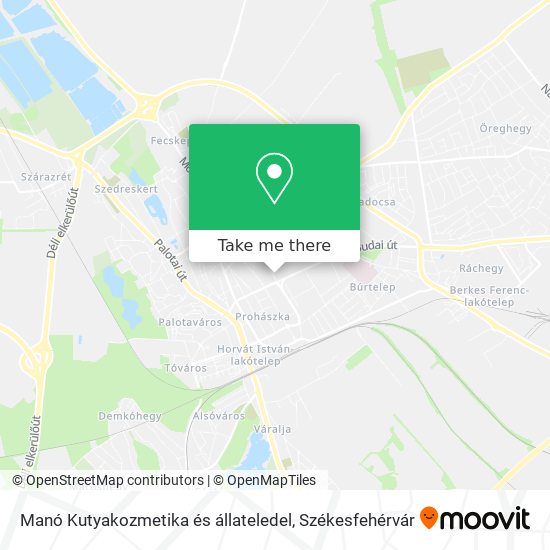 Manó Kutyakozmetika és állateledel map