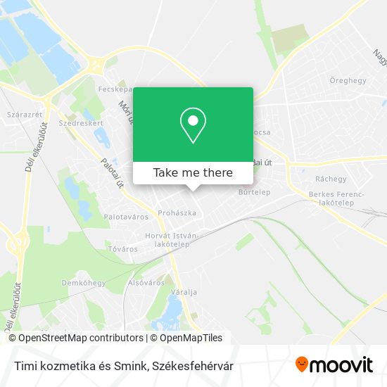 Timi kozmetika és Smink map
