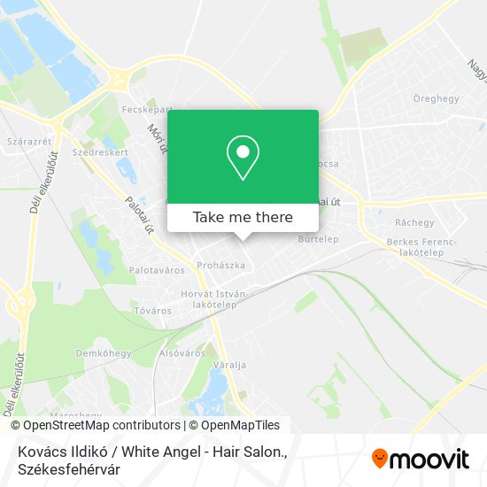 Kovács Ildikó / White Angel - Hair Salon. map