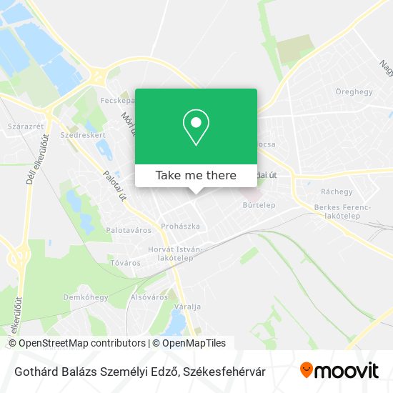 Gothárd Balázs Személyi Edző map