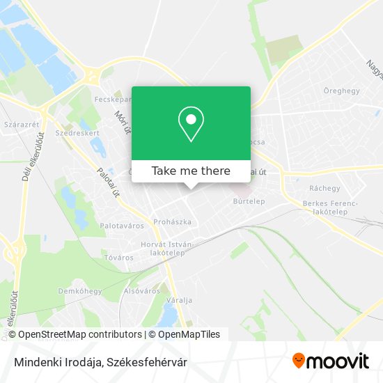 Mindenki Irodája map