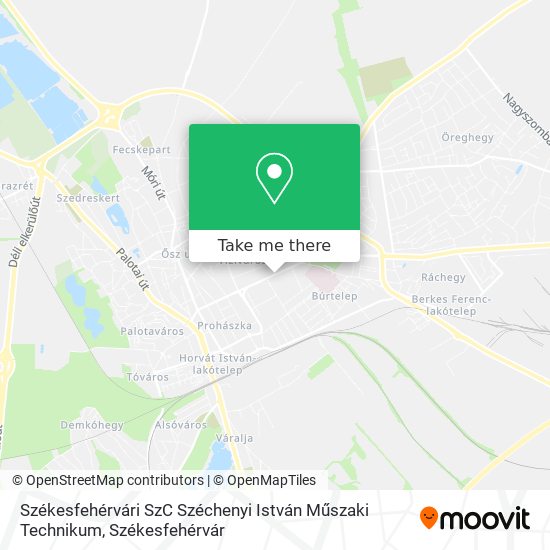 Székesfehérvári SzC Széchenyi István Műszaki Technikum map