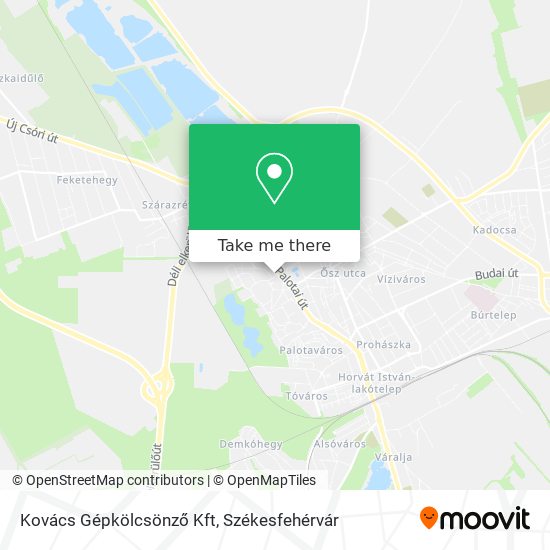 Kovács Gépkölcsönző Kft map