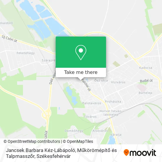Jancsek Barbara Kéz-Lábápoló, Műkörömépítő és Talpmasszőr map