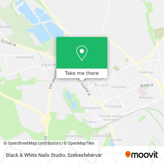 Black & White Nails Studio map