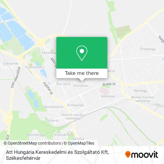 Att Hungária Kereskedelmi és Szolgáltató Kft map