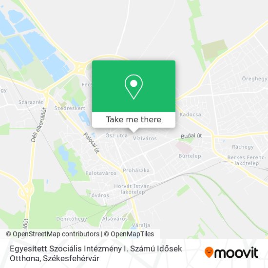 Egyesített Szociális Intézmény I. Számú Idősek Otthona map