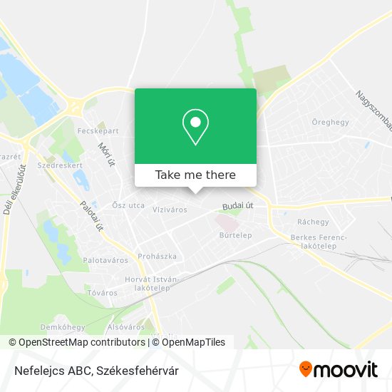 Nefelejcs ABC map