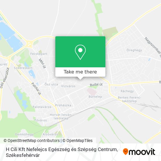 H Cili Kft Nefelejcs Egészség és Szépség Centrum map