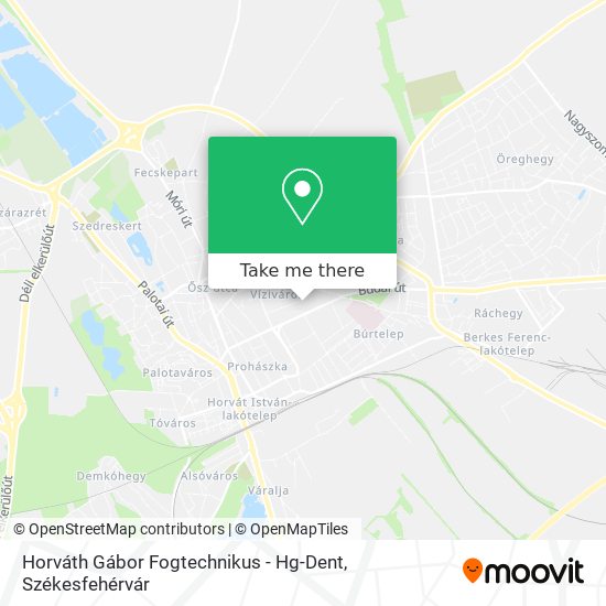 Horváth Gábor Fogtechnikus - Hg-Dent map