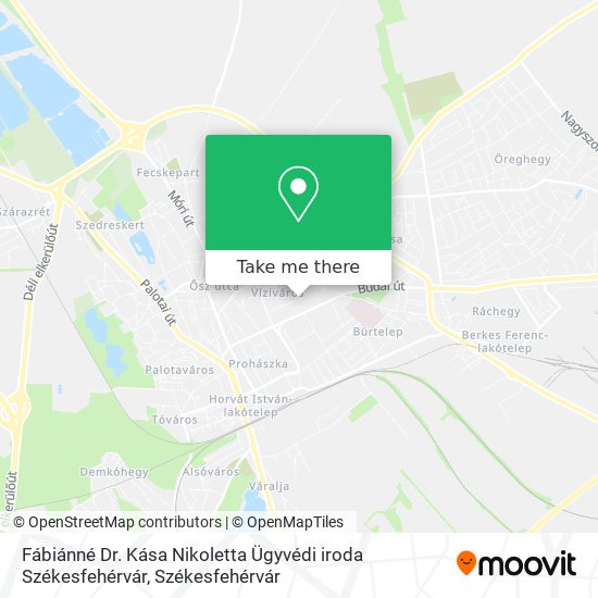 Fábiánné Dr. Kása Nikoletta Ügyvédi iroda Székesfehérvár map