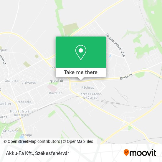 Akku-Fa Kft. map
