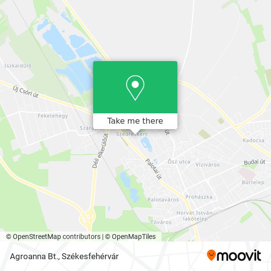 Agroanna Bt. map
