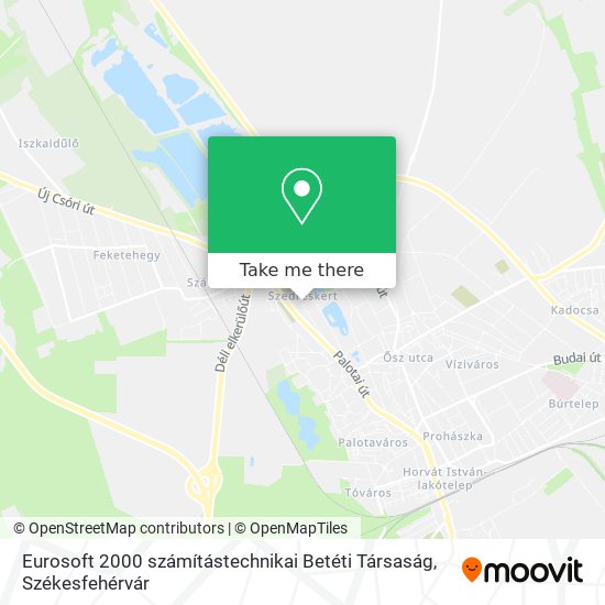 Eurosoft 2000 számítástechnikai Betéti Társaság map