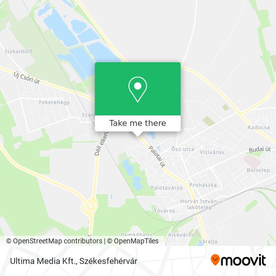 Ultima Media Kft. map