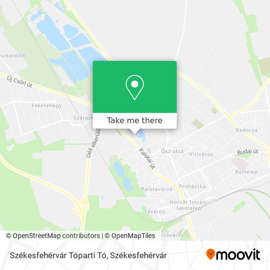 Székesfehérvár Tóparti Tó map