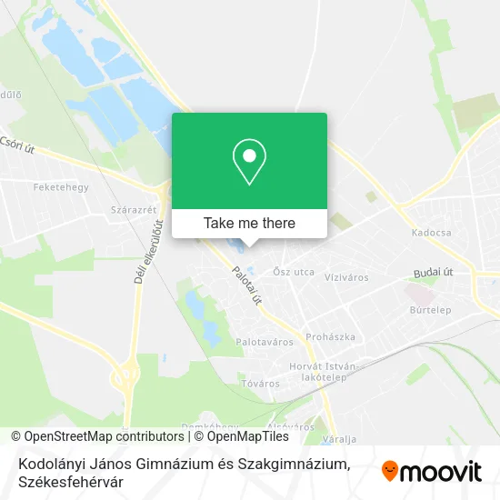 Kodolányi János Gimnázium és Szakgimnázium map