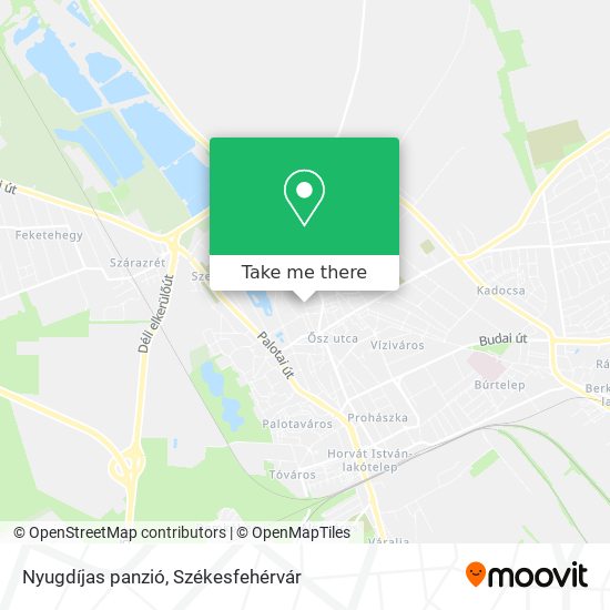 Nyugdíjas panzió map