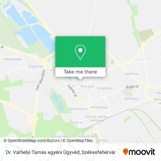 Dr. Várhelyi Tamás egyéni Ügyvéd map