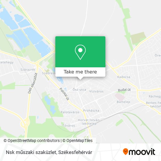 Nsk műszaki szaküzlet map