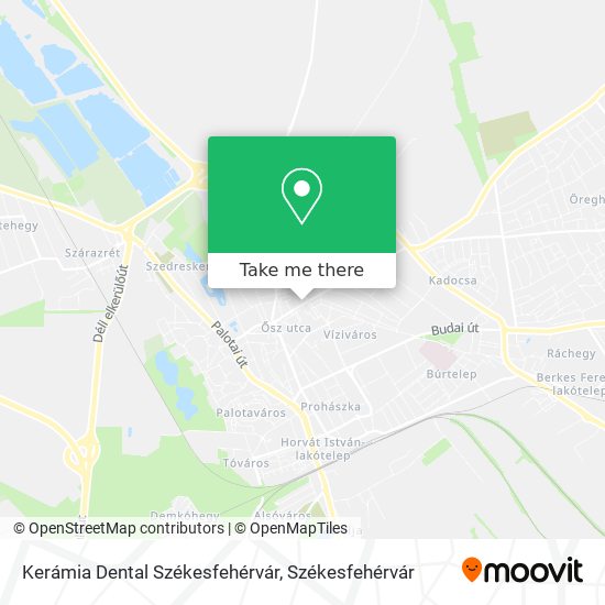 Kerámia Dental Székesfehérvár map