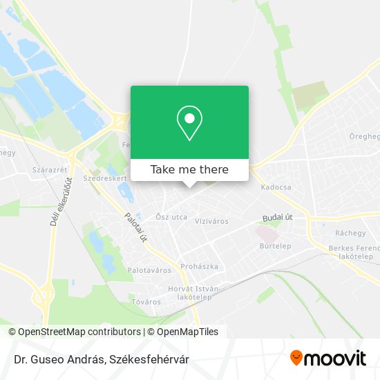 Dr. Guseo András map