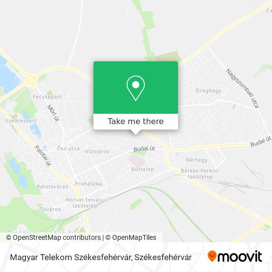 Magyar Telekom Székesfehérvár map