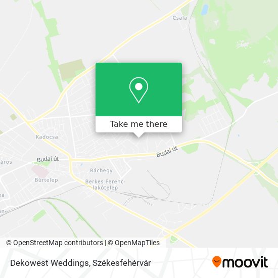 Dekowest Weddings map
