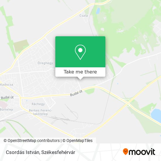 Csordás István map