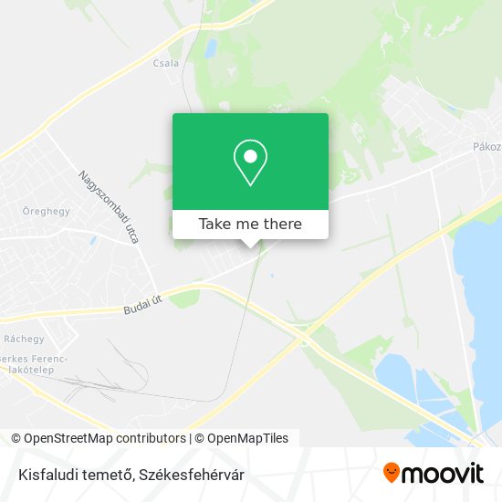 Kisfaludi temető map