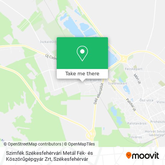 Szimfék Székesfehérvári Metál Fék- és Köszörűgépgyár Zrt map