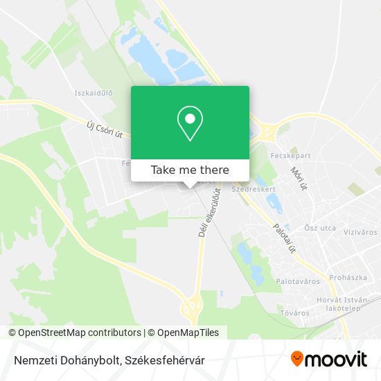 Nemzeti Dohánybolt map
