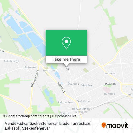 Vendel-udvar Székesfehérvár, Eladó Társasházi Lakások map