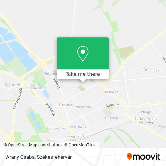 Arany Csaba map