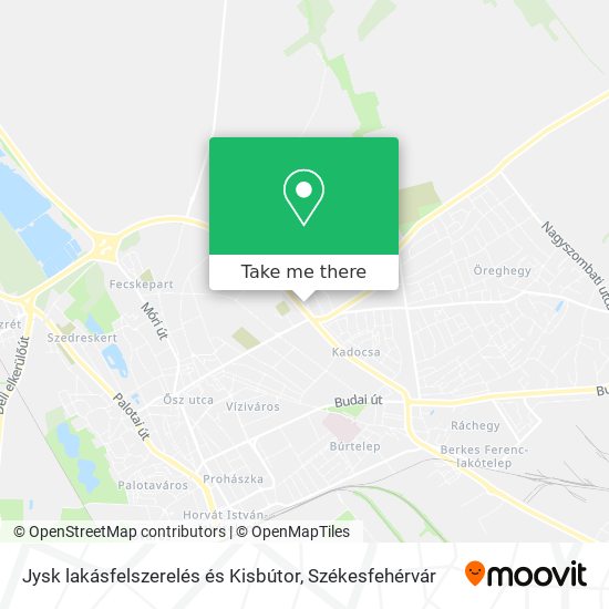 Jysk lakásfelszerelés és Kisbútor map