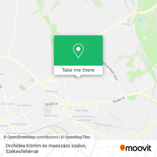 Orchidea Köröm és masszázs szalon map