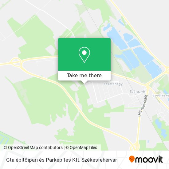 Gta építőipari és Parképítés Kft map